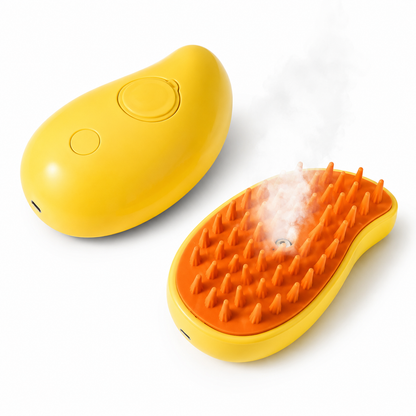 Cepillo para mascotas con vaporizador